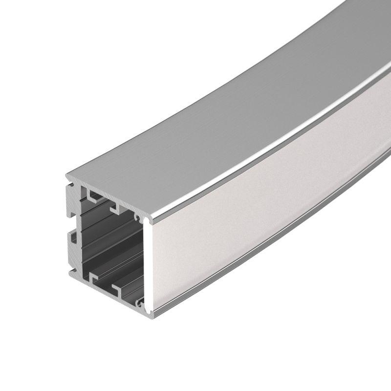 Профиль SL-ARC-3535-D1500-W90 SILVER (1180мм, дуга 1 из 4) (ARL, Алюминий) (026598)