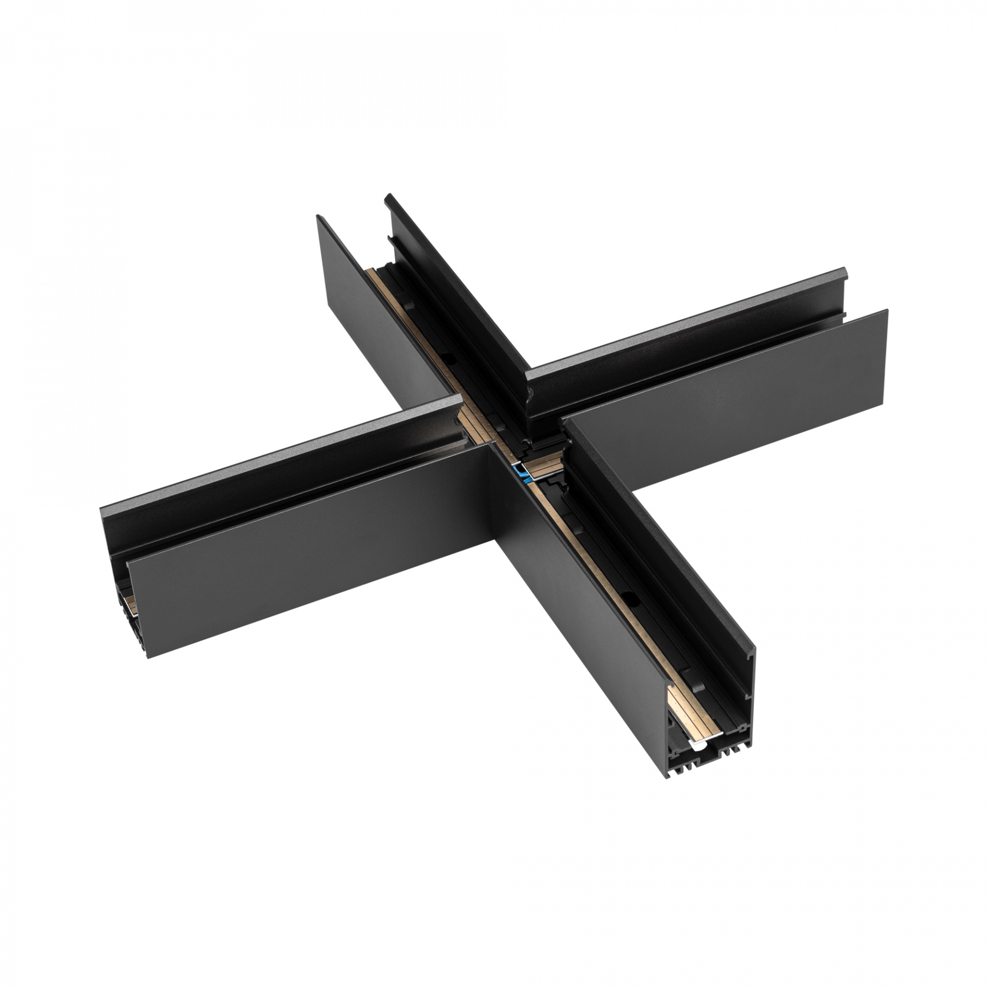 Коннектор крестовой MAG-CON-4563-X90 (BK) (Arlight, IP20 Металл, 3 года) (026931)