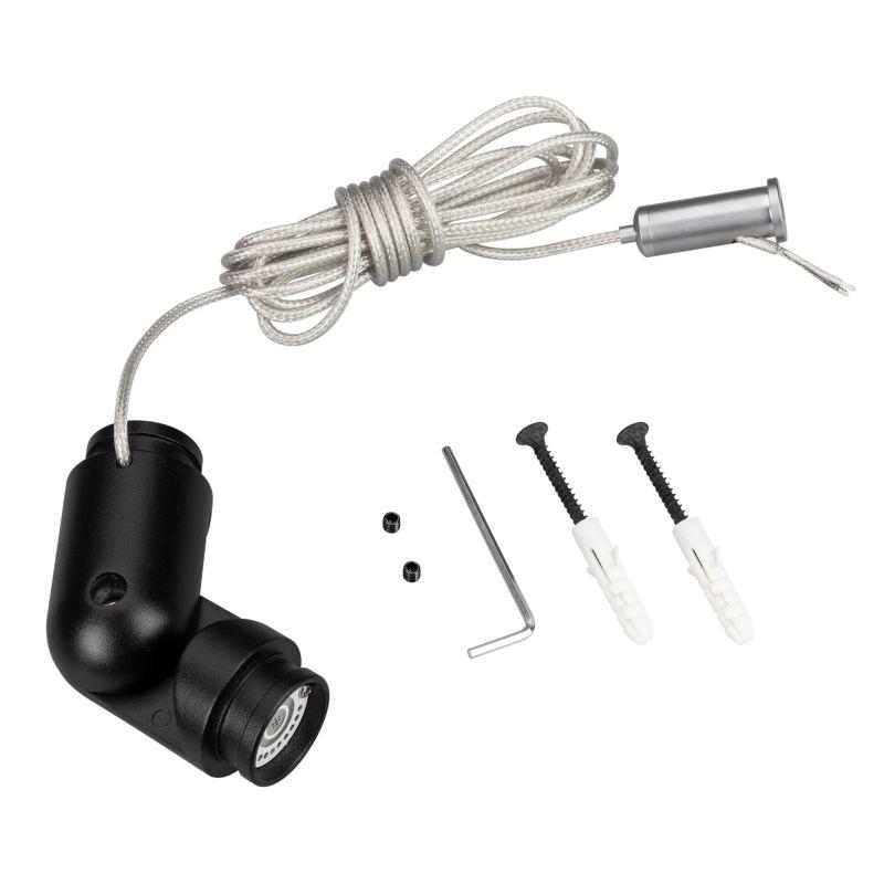 Коннектор поворотный MAG-FLEX-CON-POWER-TURN-KIT (BK) (Arlight, IP20 Металл, 3 года) (034058)