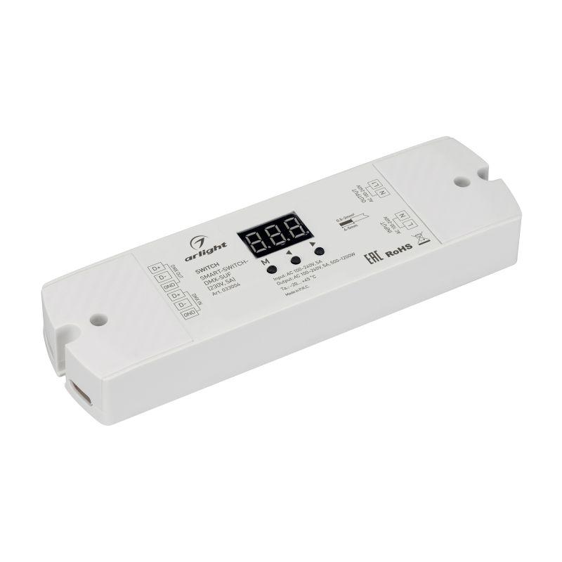 Выключатель SMART-SWITCH-DMX-SUF (230V, 5A) (ARL, IP20 Пластик, 3 года) (033004)