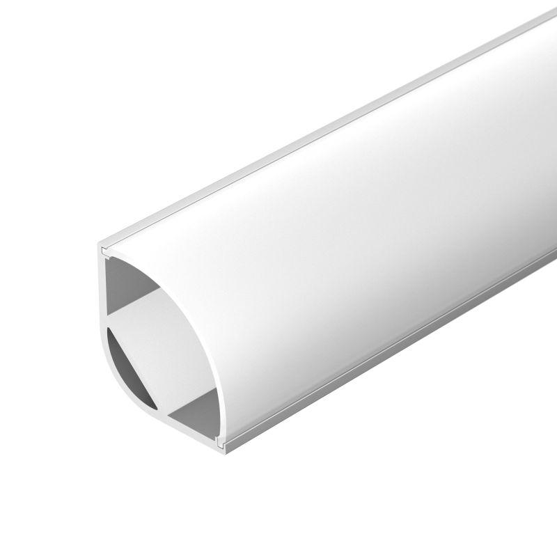 Профиль с экраном ARH-KANT-H30-2000 ANOD+OPAL (Arlight, Алюминий) (036771)