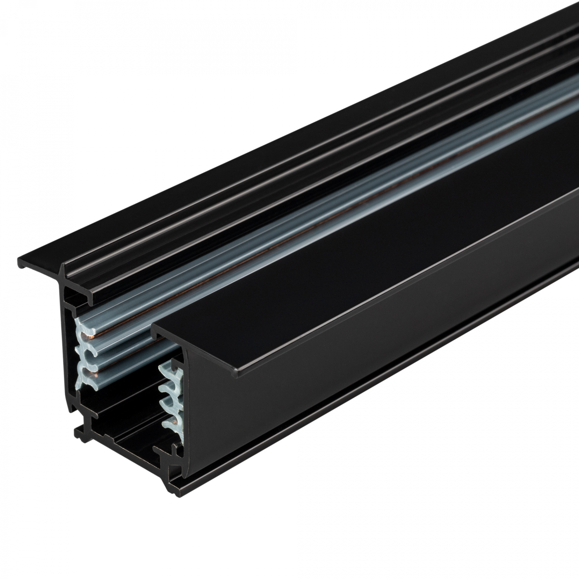 Трек встраиваемый LGD-4TR-TRACK-F-2000-BK-M (C) (ARL, IP20 Металл, 3 года) (027865)