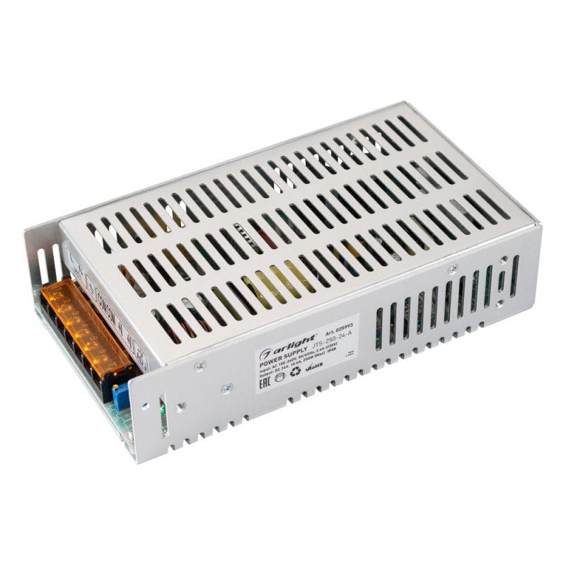 Блок питания JTS-250-24-A (0-24V, 10.4A, 250W) (ARL, IP20 Сетка, 2 года) (025993)