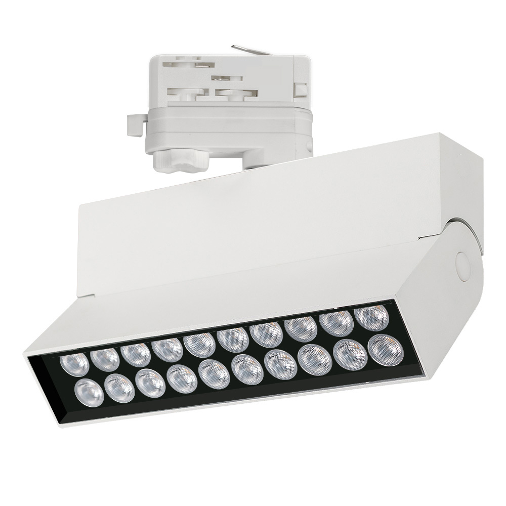 Светильник трековый LGD-LOFT-TRACK-4TR-S170-20W White6000 (WH, 24 deg) (ARL, IP40 Металл, 3 года) (026234)