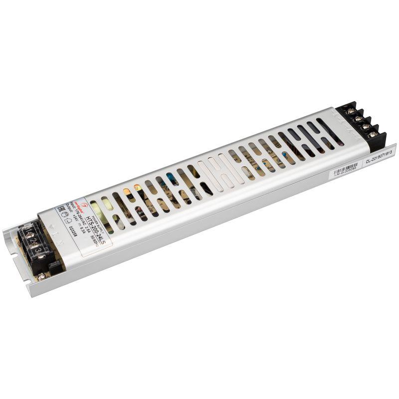 Блок питания HTS-200-24-LS (24V, 8.3A, 200W) (ARL, IP20 Сетка, 3 года) (023258)