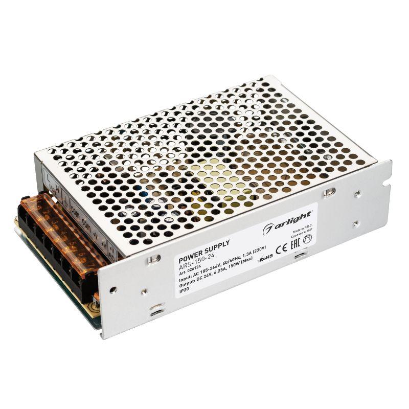 Блок питания ARS-150-24 (24V, 6.25A, 150W) (ARL, IP20 Сетка, 2 года) (026124)