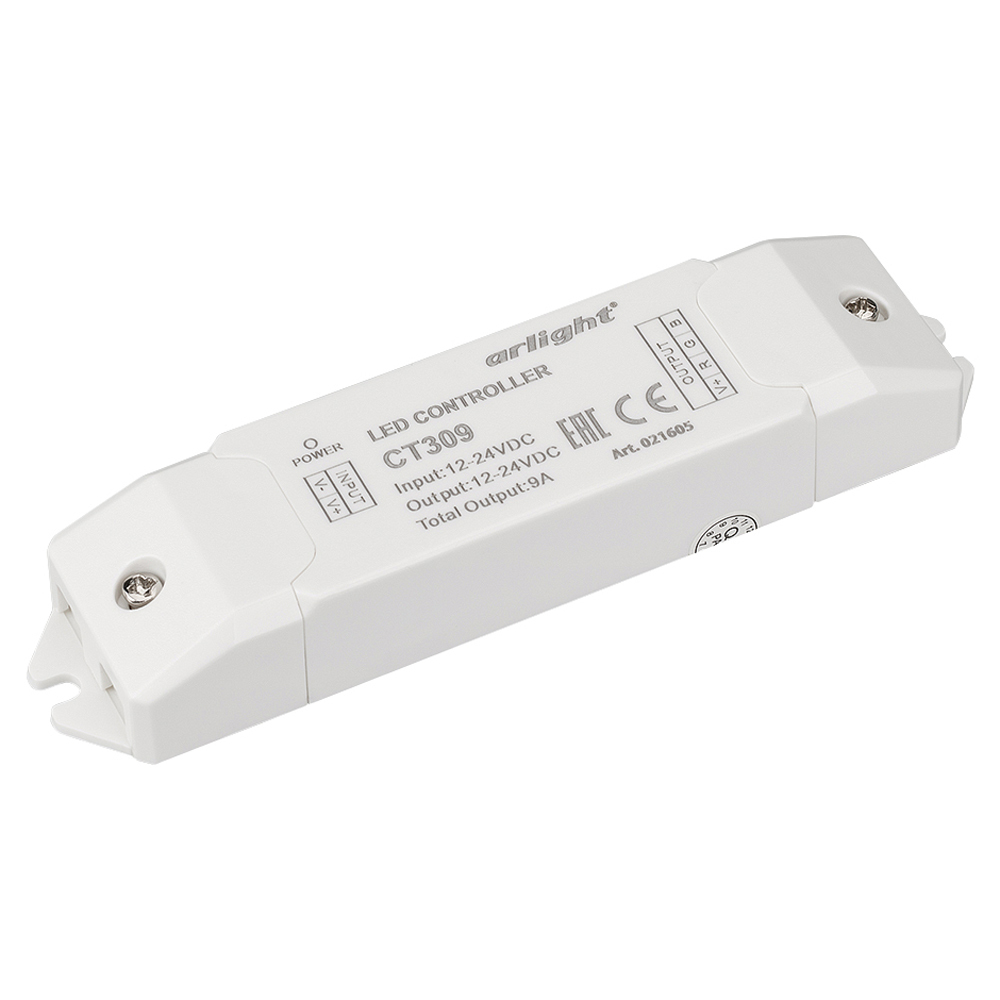 Контроллер CT309 (12-24V, 108-216W) (Arlight, IP20 Пластик, 1 год) (021605)