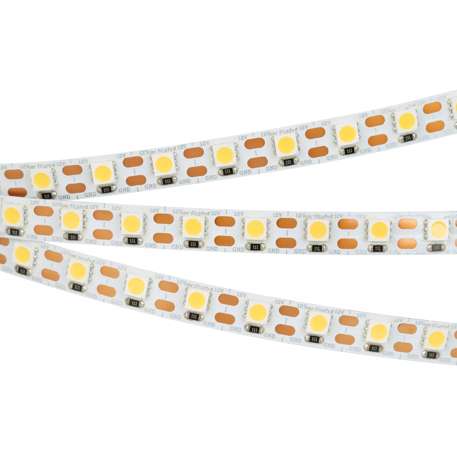 Лента LED RT 2-5000 12V Cx1 White6000 2x (5060, 360 LED, LUX) (ARL, 15.6 Вт/м, IP20)