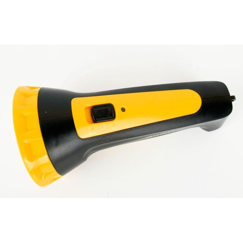 Фонарь LED 3807M (аккум. 220В черн./желт. 7 LED 2 режима SLA пласт. коробка) Ultraflash 12868