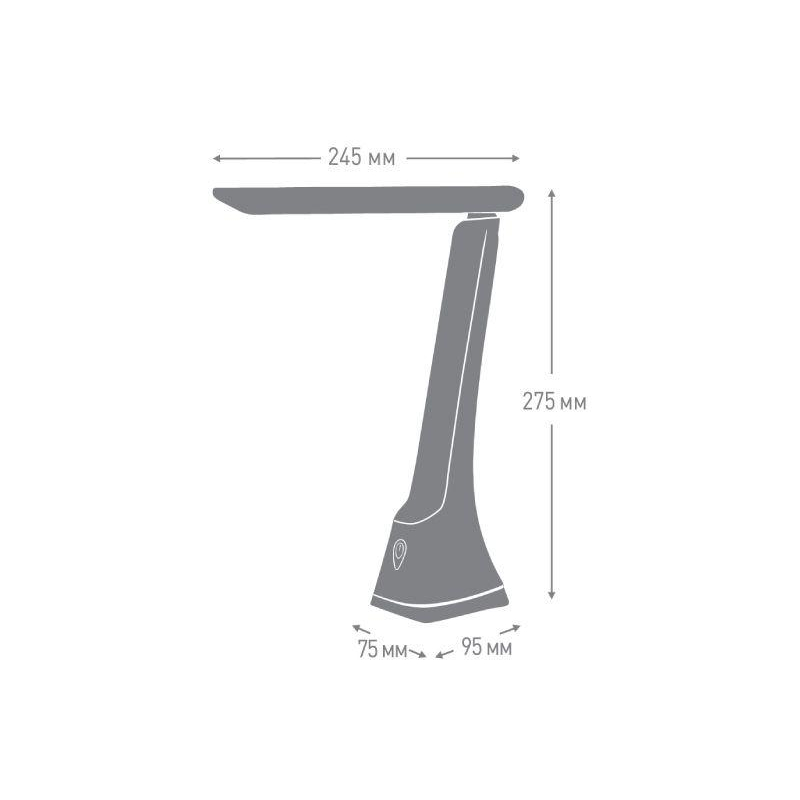 Светильник настольный UF-733 С01 LED 8Вт 3 ур. ярк. бел. Ultraflash 14183