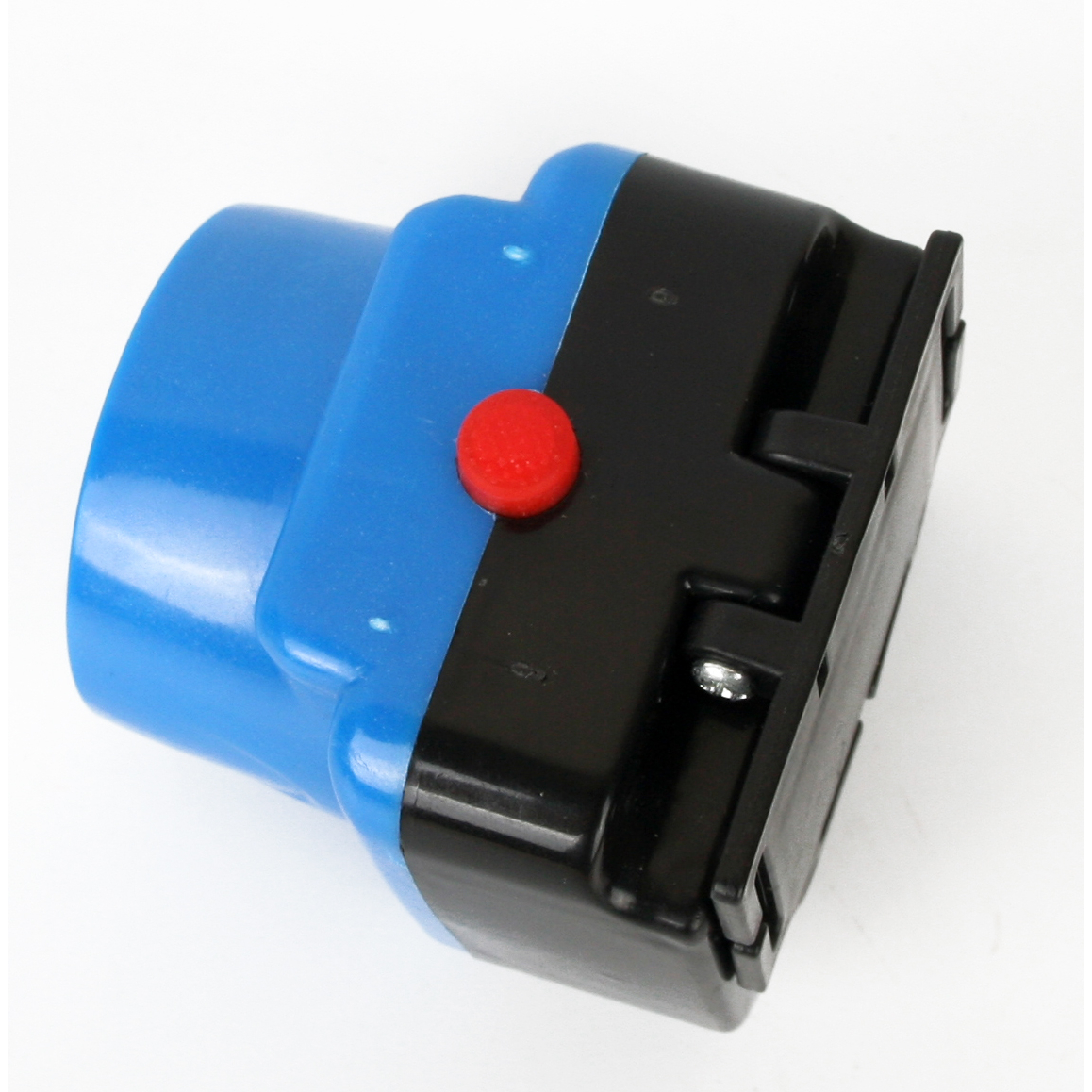 Фонарь налобный аккумуляторный LED5375 220В 0.4Вт LED 2 реж. пластик голуб. Ultraflash 14252