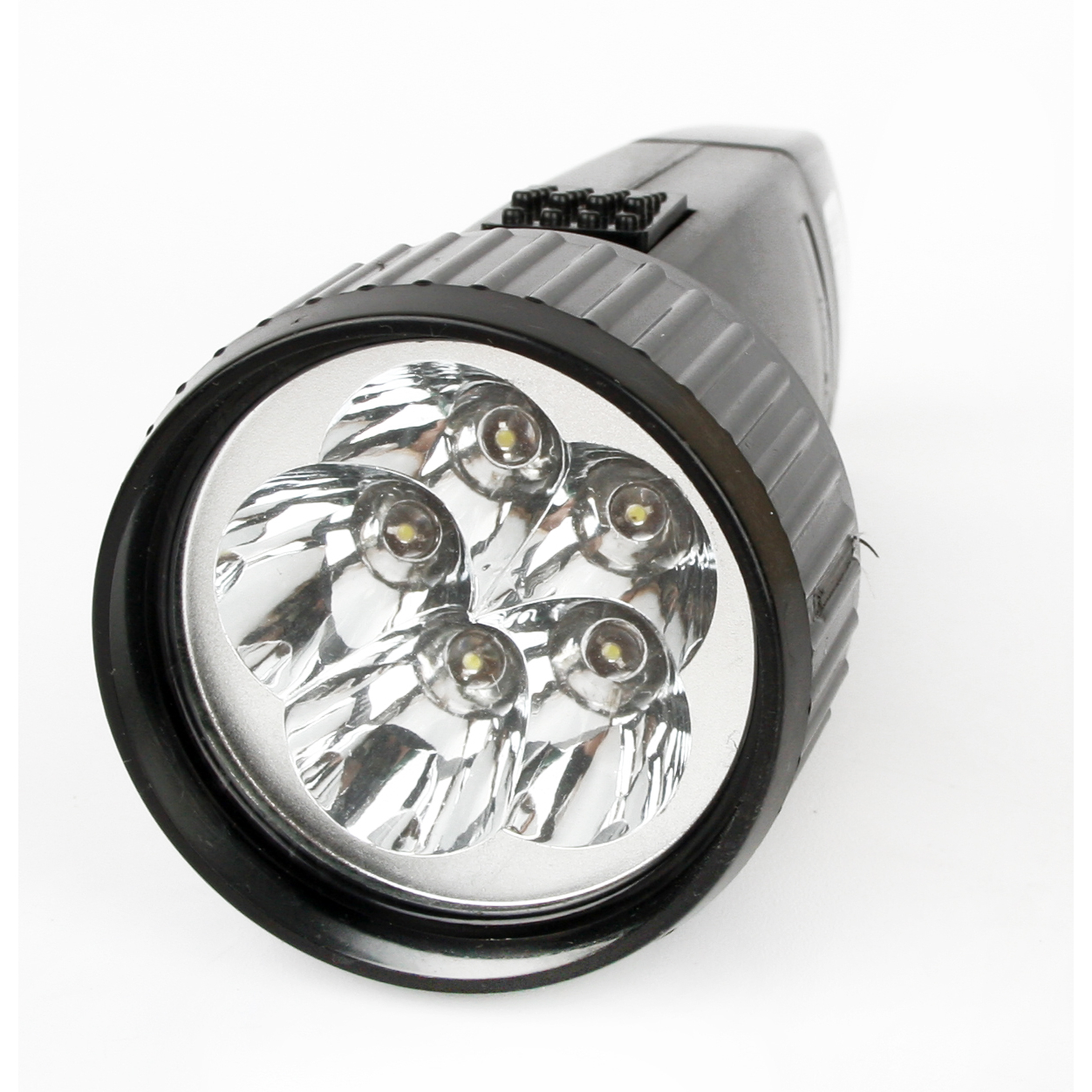 Ultraflash LED3859 (фонарь аккум.220В, черный, 5 LED, SLA, пластик, коробка)