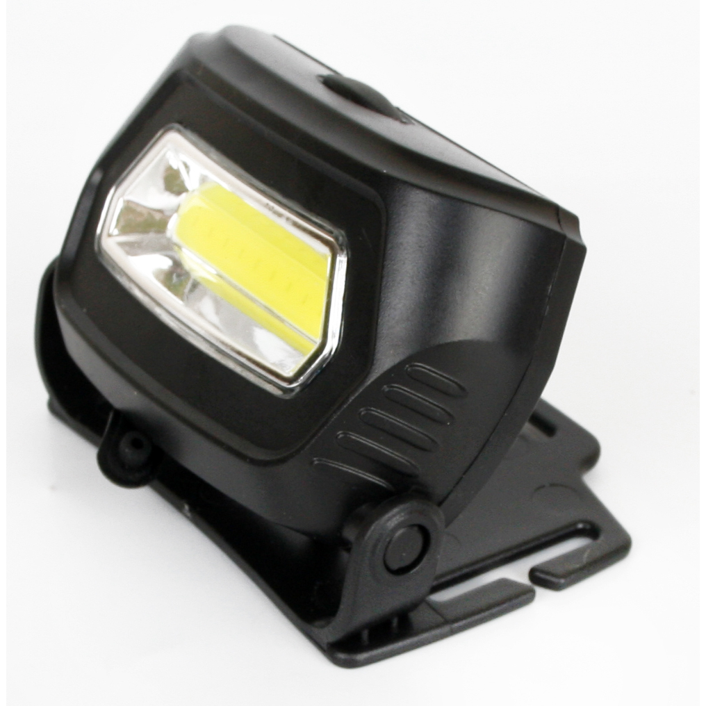 Ultraflash LED5359 (фонарь налобн.аккум 5В черный COB 3 Ватт, 3 реж.,пласт.,бокс)