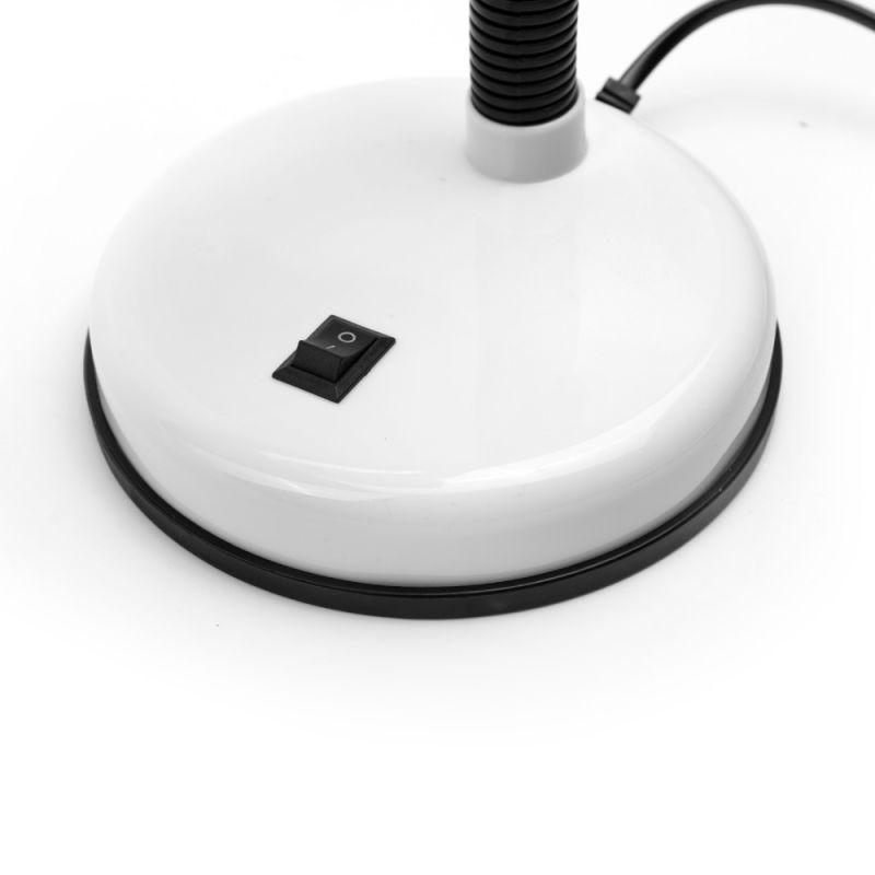 Ultraflash UF-301 С01 белый (Светильник настольный,230V 60W)