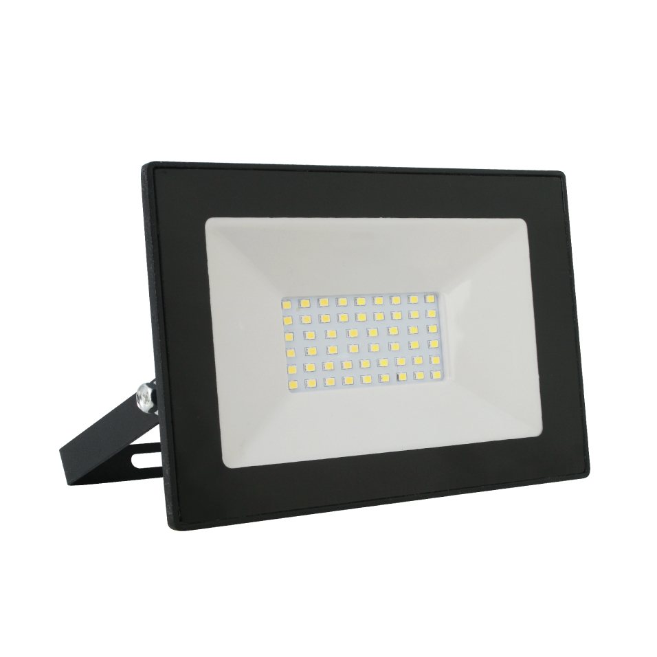 Ultraflash LFL-1001 C02 черный (LED SMD прожектор, 10 Вт, 230В, 6500К)