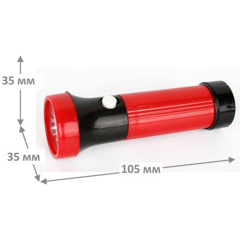 Фонарь 3002-ТН (3LED 1 режим 3XR03; блист-пакет; красн.) Ultraflash 11783