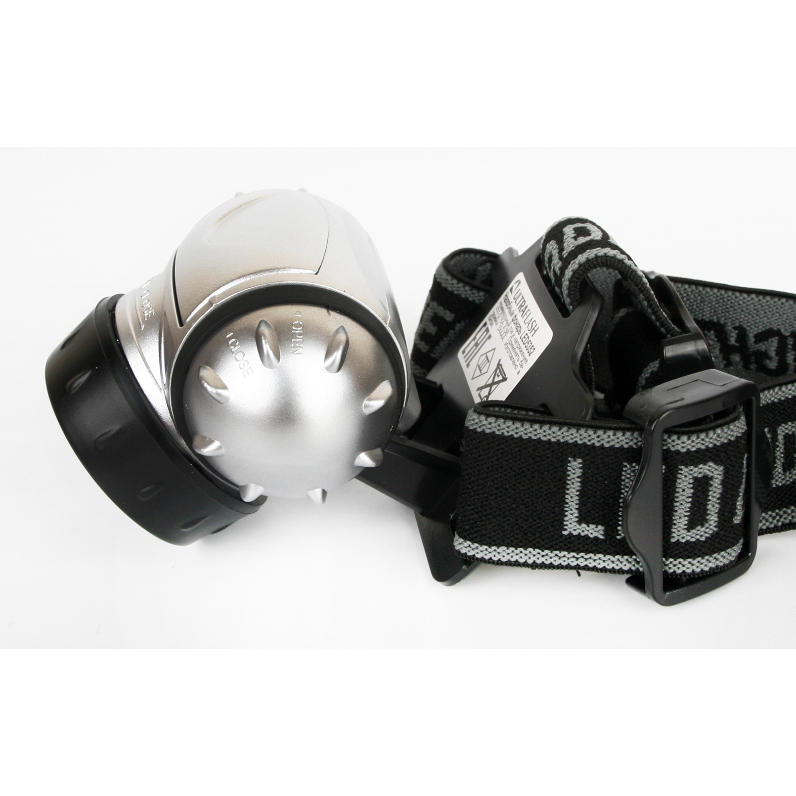 Фонарь налобный LED 5352 (14LED 4 режима; 3хR03 метал.) Ultraflash 10261