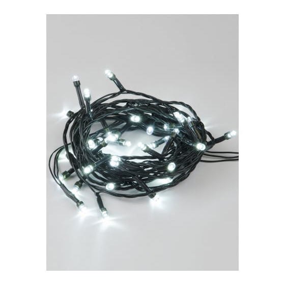 Гирлянда LED ULD-S0500-050/DGA WHITE IP20 5м 50 диодов бел. свет провод зел. Uniel UL-00007305