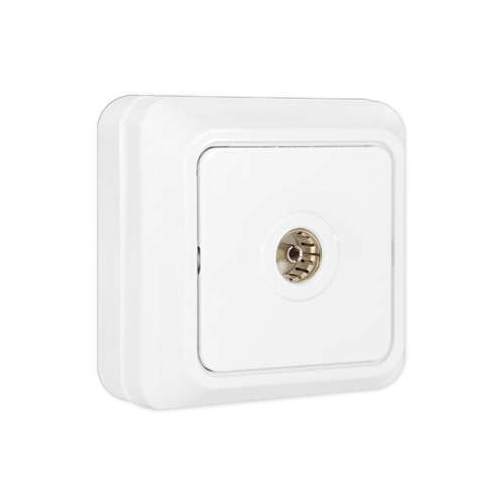 Розетка TV 1-м ОП Олимп бел. UNIVersal О0027 Розетка TV 1-м ОП Олимп бел. UNIVersal О0027